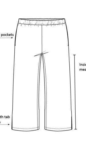 Cropped Pants Sewing Pattern